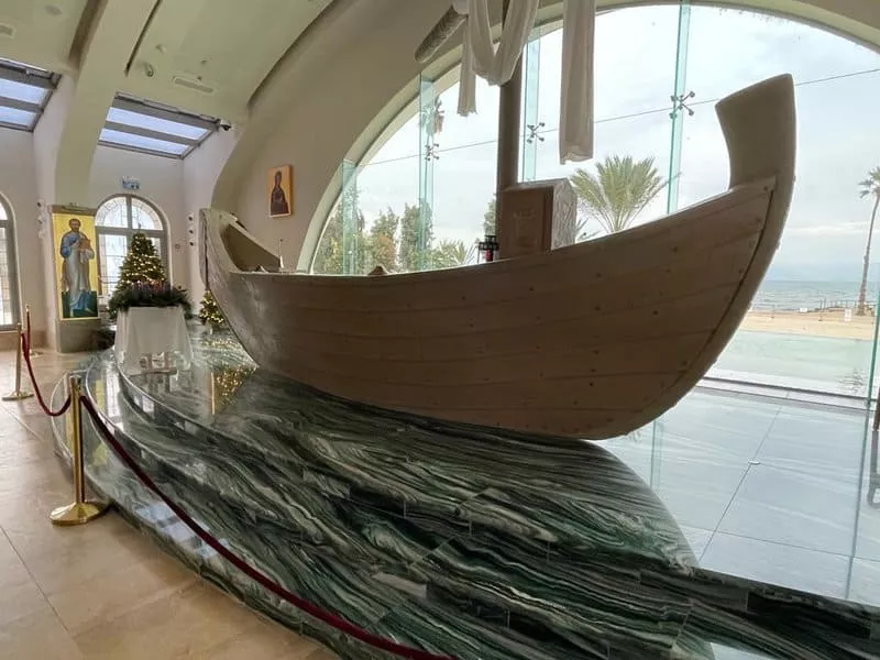 Ship on Sea of Galilee